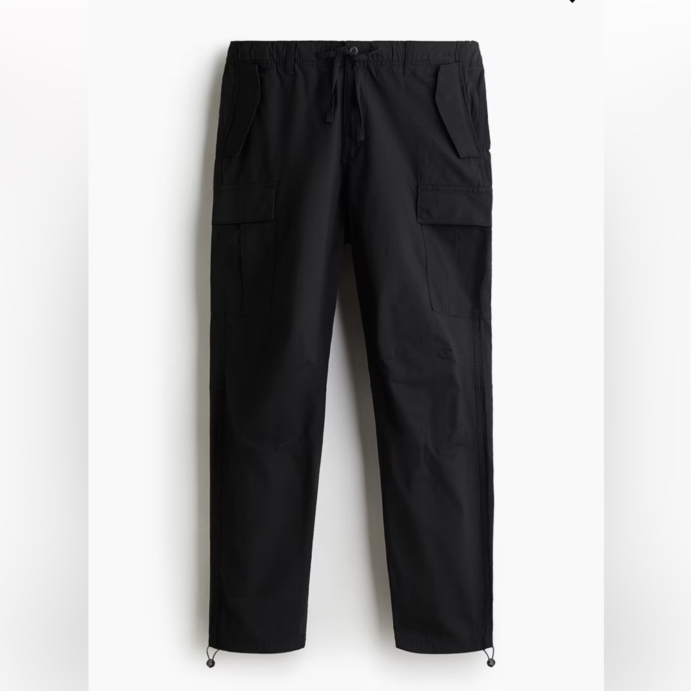 RIPSTOP CARGO PANTS in black size xl